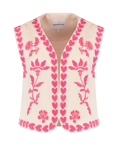 GILET MILAN ROZE