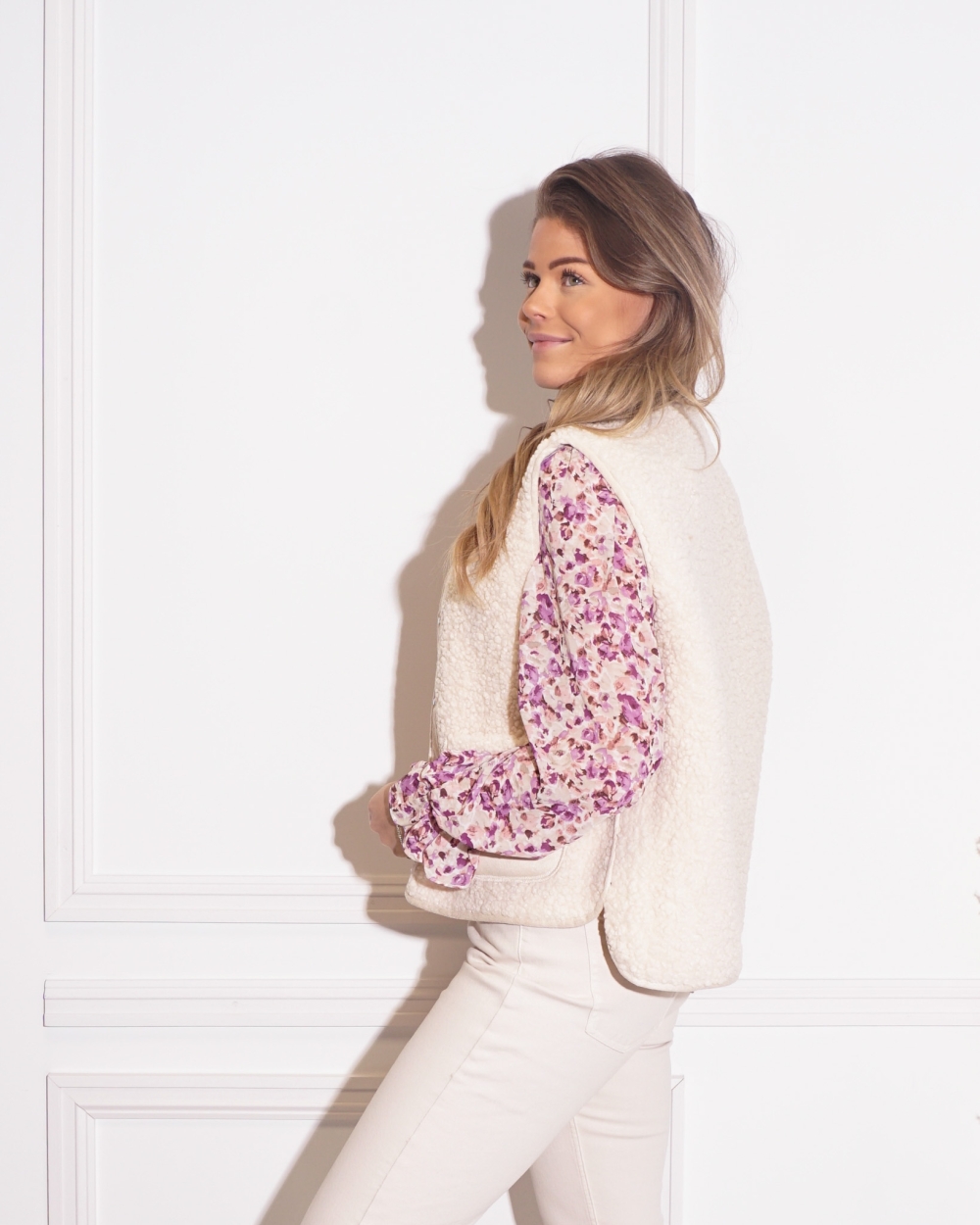 TEDDY GILET CHRIS BEIGE