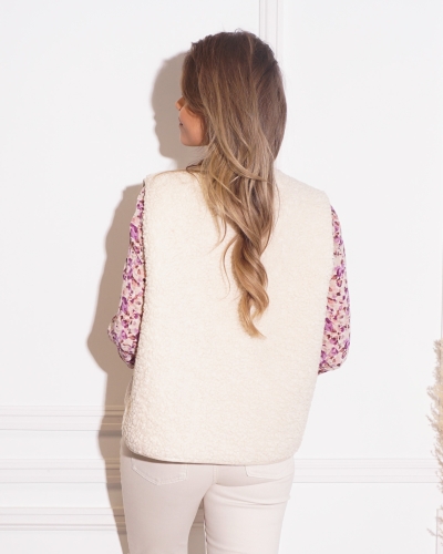 TEDDY GILET CHRIS BEIGE