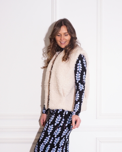 My Jewellery TEDDY GILET BEIGE