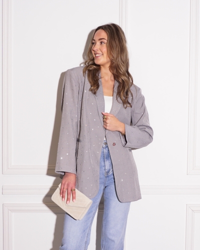 Gossip DIAMOND BLAZER GRIJS