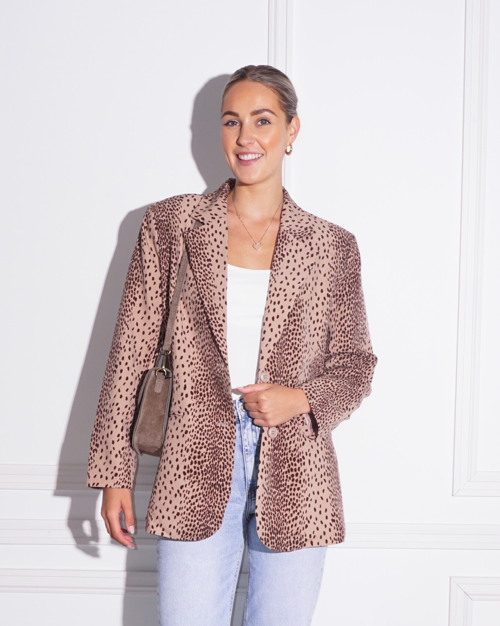 BODI BLAZER LEOPARD