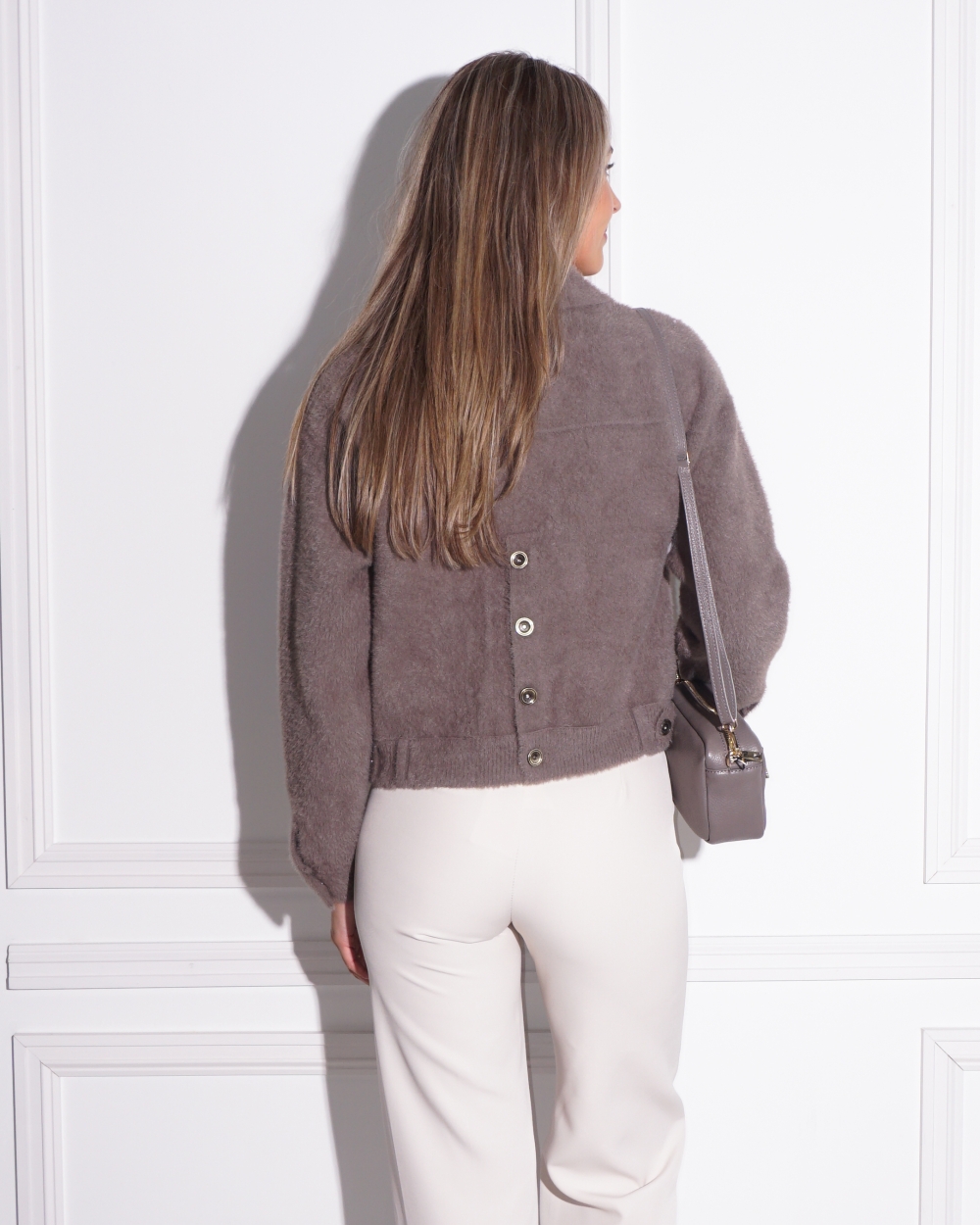 JACKET BUBBLY TAUPE