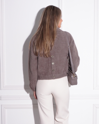 JACKET BUBBLY TAUPE
