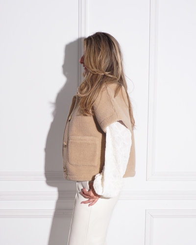 Nukus AMSTERDAM GILET BRUIN
