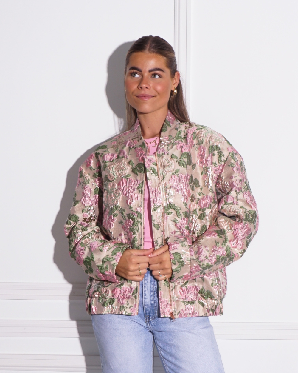 FLOWER BOMBER ROZE GROEN