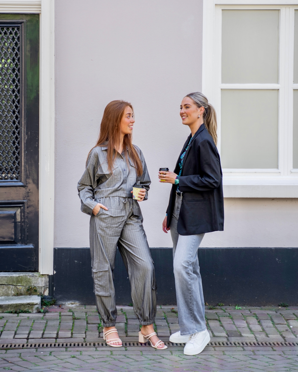 BODI BLAZER SMILEY ZWART