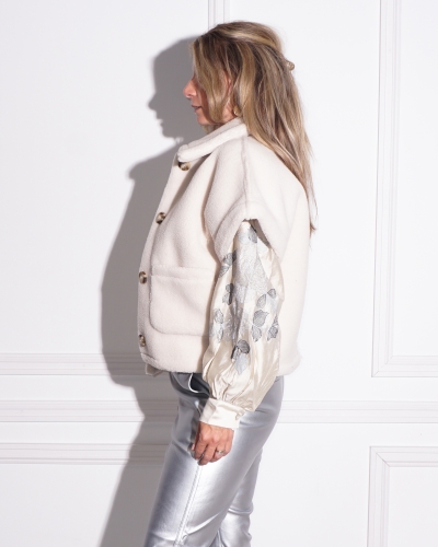 Nukus GILET AMSTERDAM OFFWHITE