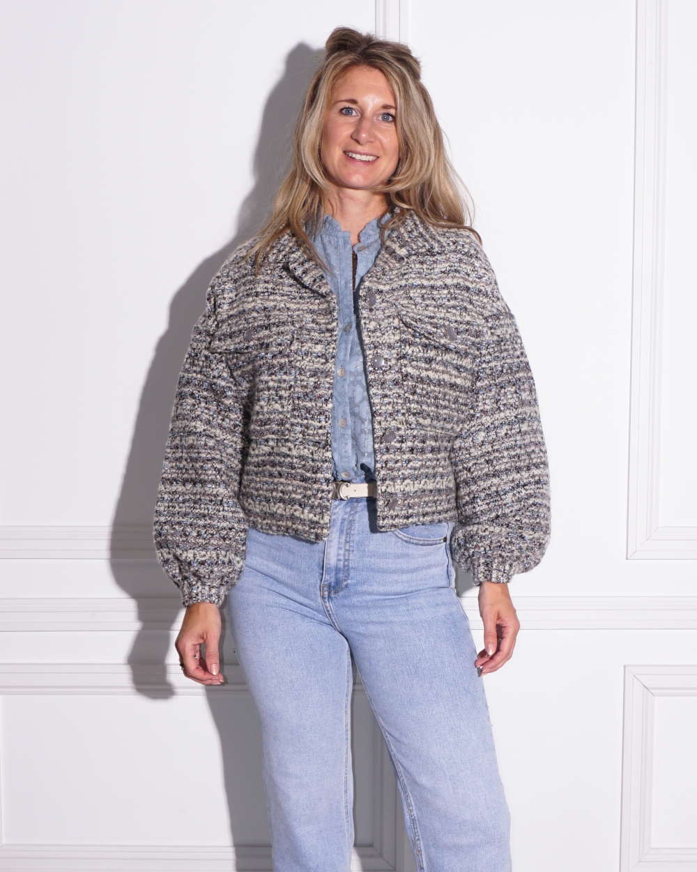 JACKET HARMONY BLAUW