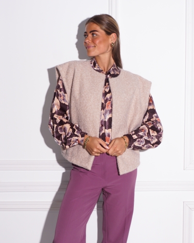 Gossip GILET MARA BEIGE