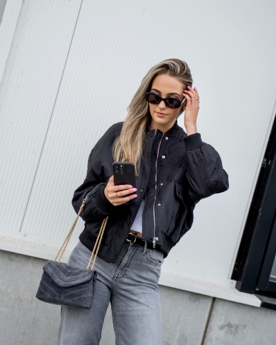 BOMBER JASJE JILL ZWART