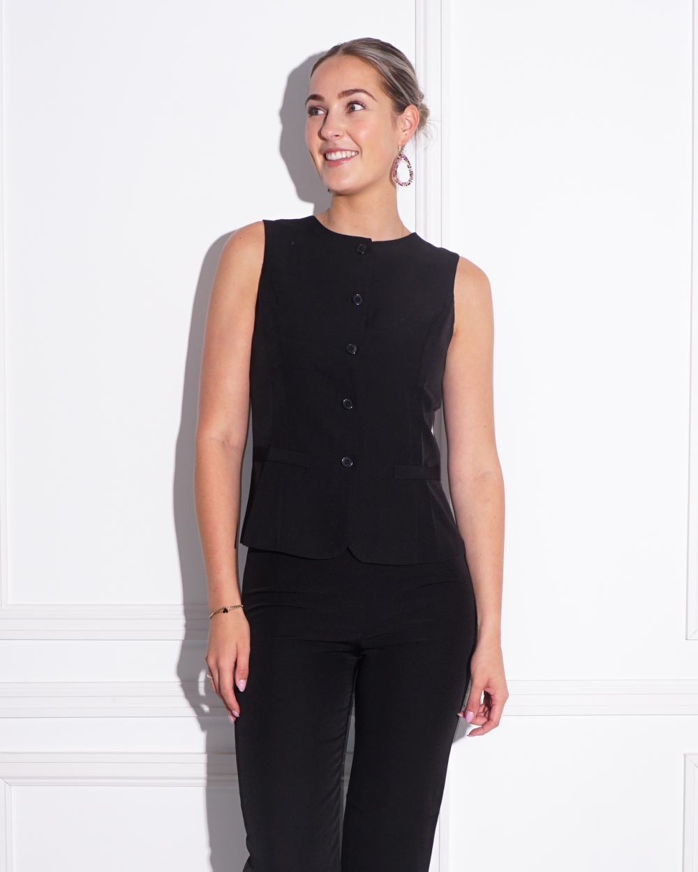 GILET CHARLIE ZWART