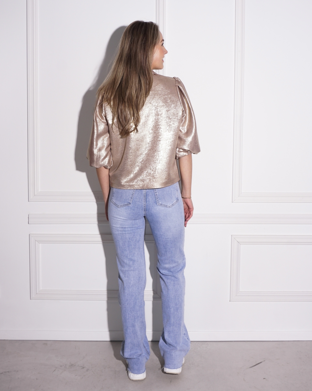 BLAZER SHINY MIA GOUD
