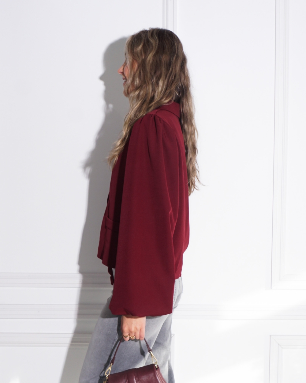 BLAZER POFMOUW BORDEAUX