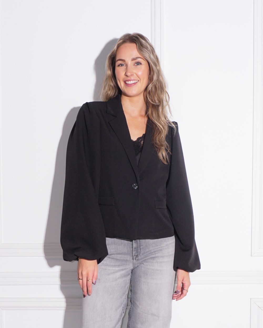 BLAZER POFMOUW ZWART