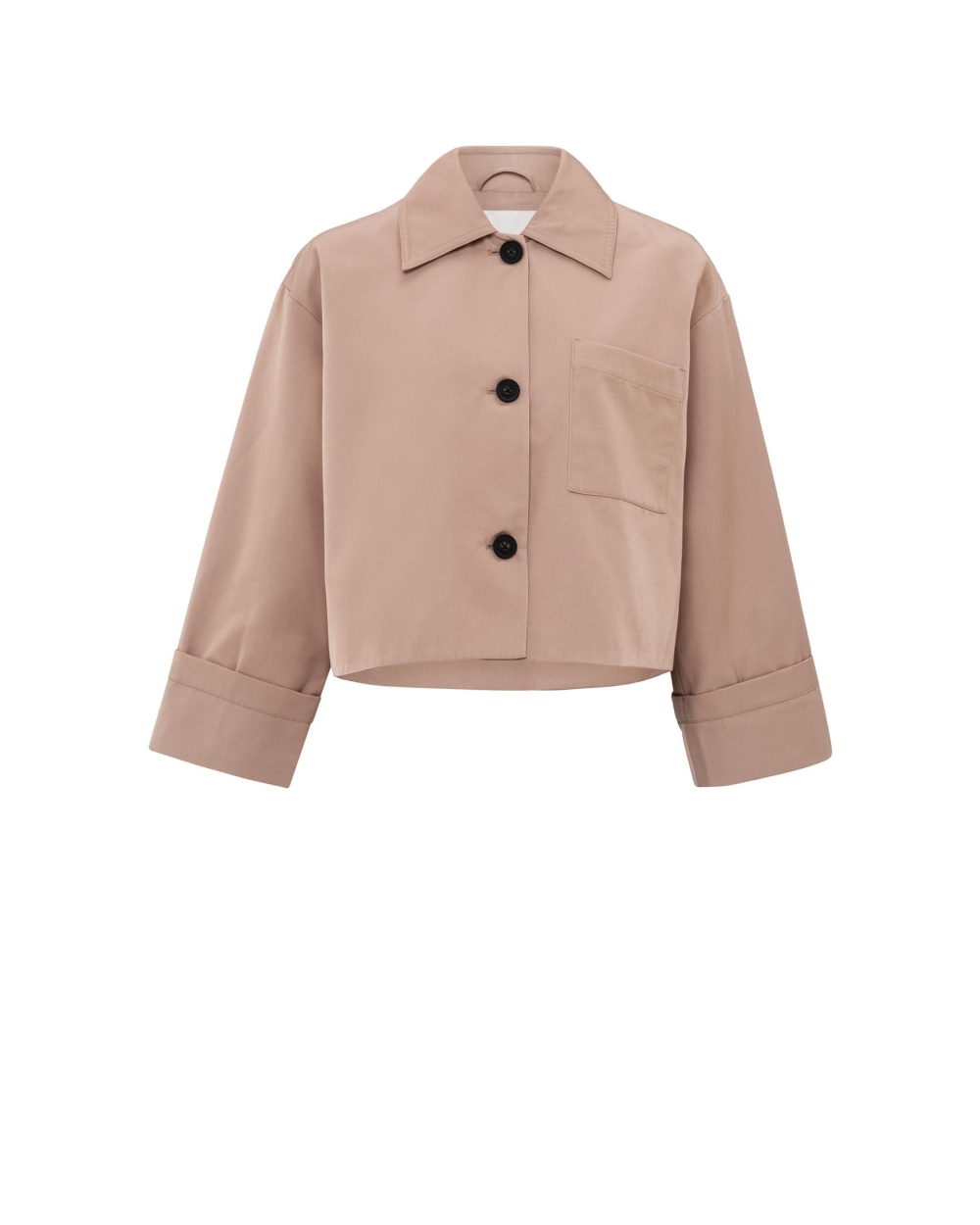 SATIN OVERSIZED JACK MAUVE