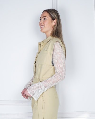 Harper & Yve GILET KATIE BEIGE
