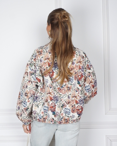 BOMBERJASJE LIZZY BEIGE MULTI