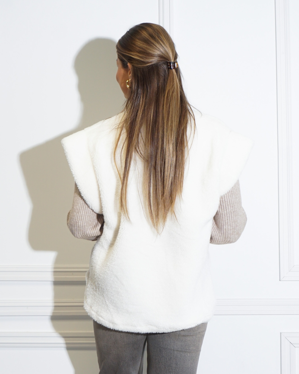 GILET TRINA ECRU
