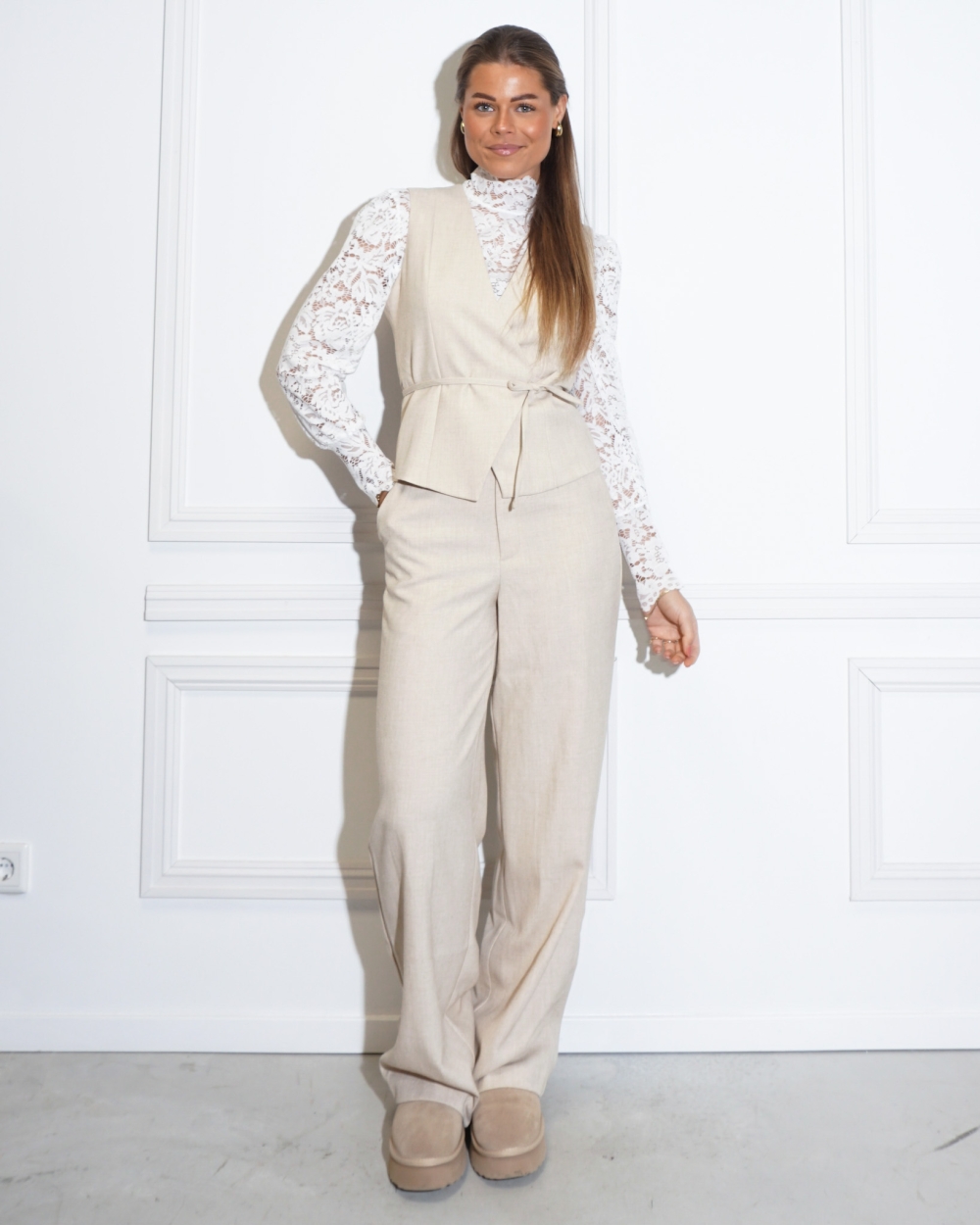 GILET SAMARA BEIGE