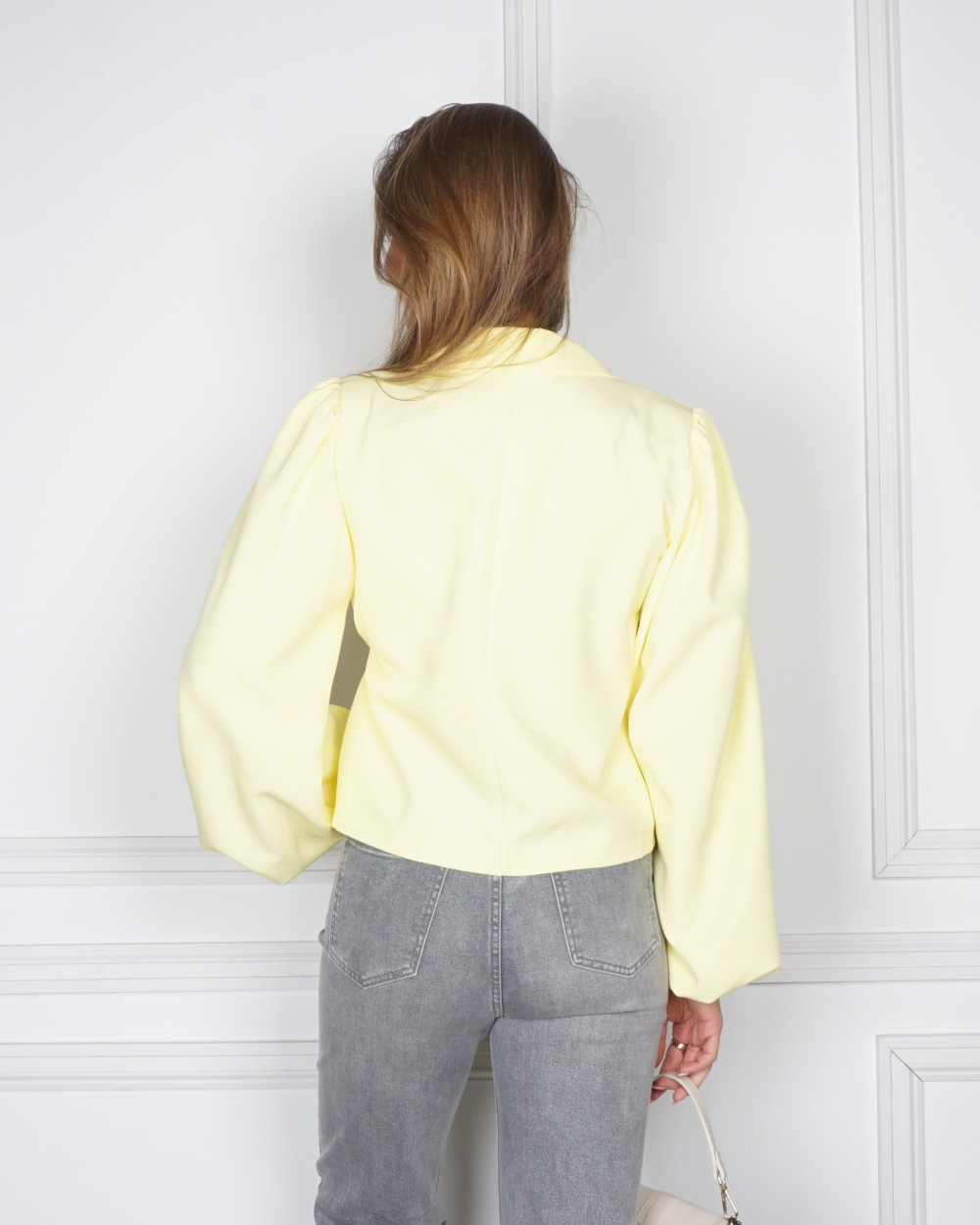 OMSLAG BLAZER GEEL
