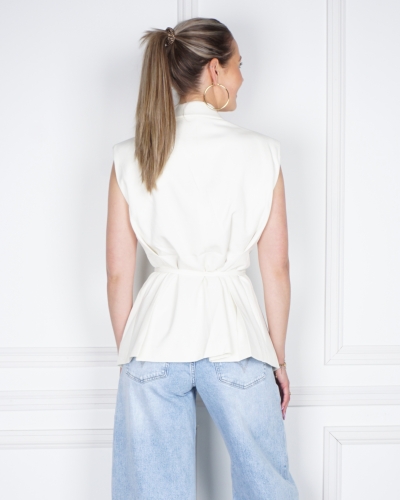 GILET AMY ECRU