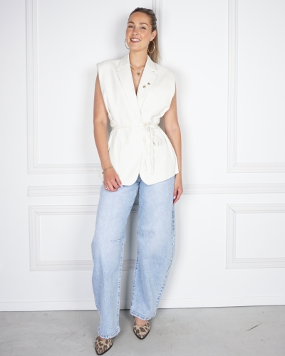 GILET AMY ECRU