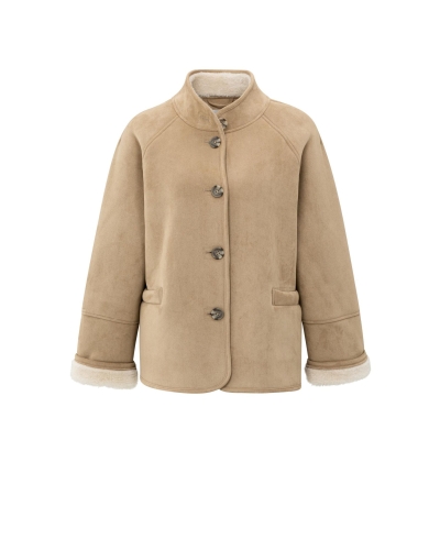 OVERSIZED LAMMY JAS CAMEL