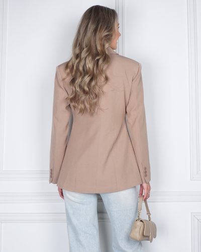 FITTED BLAZER SILVY CAMEL