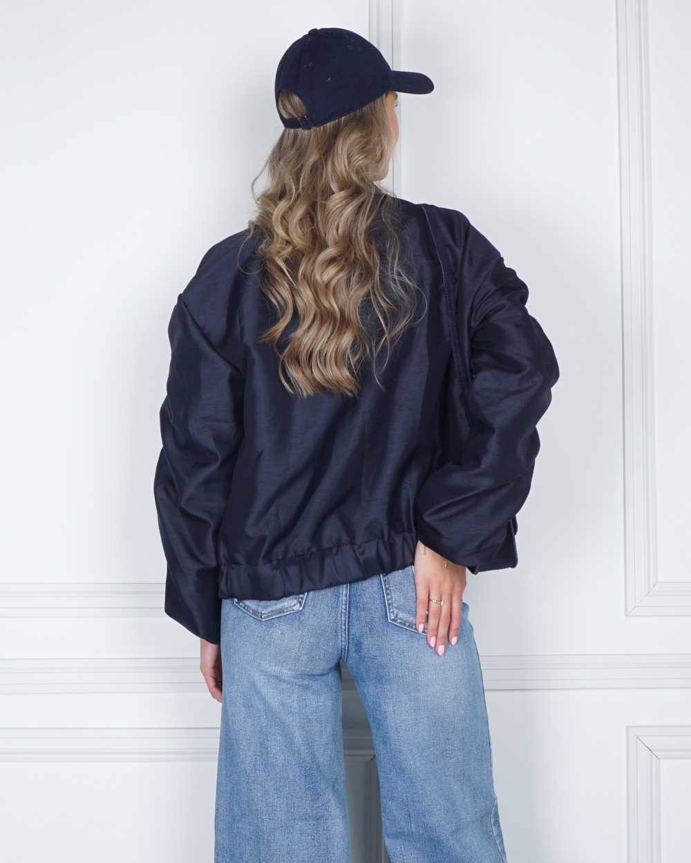 BOMBER JACK BO DONKERBLAUW 
