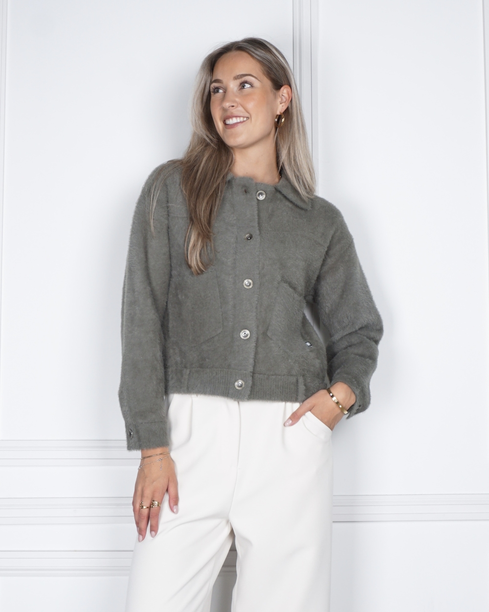 JACKET BUBBLY GROEN