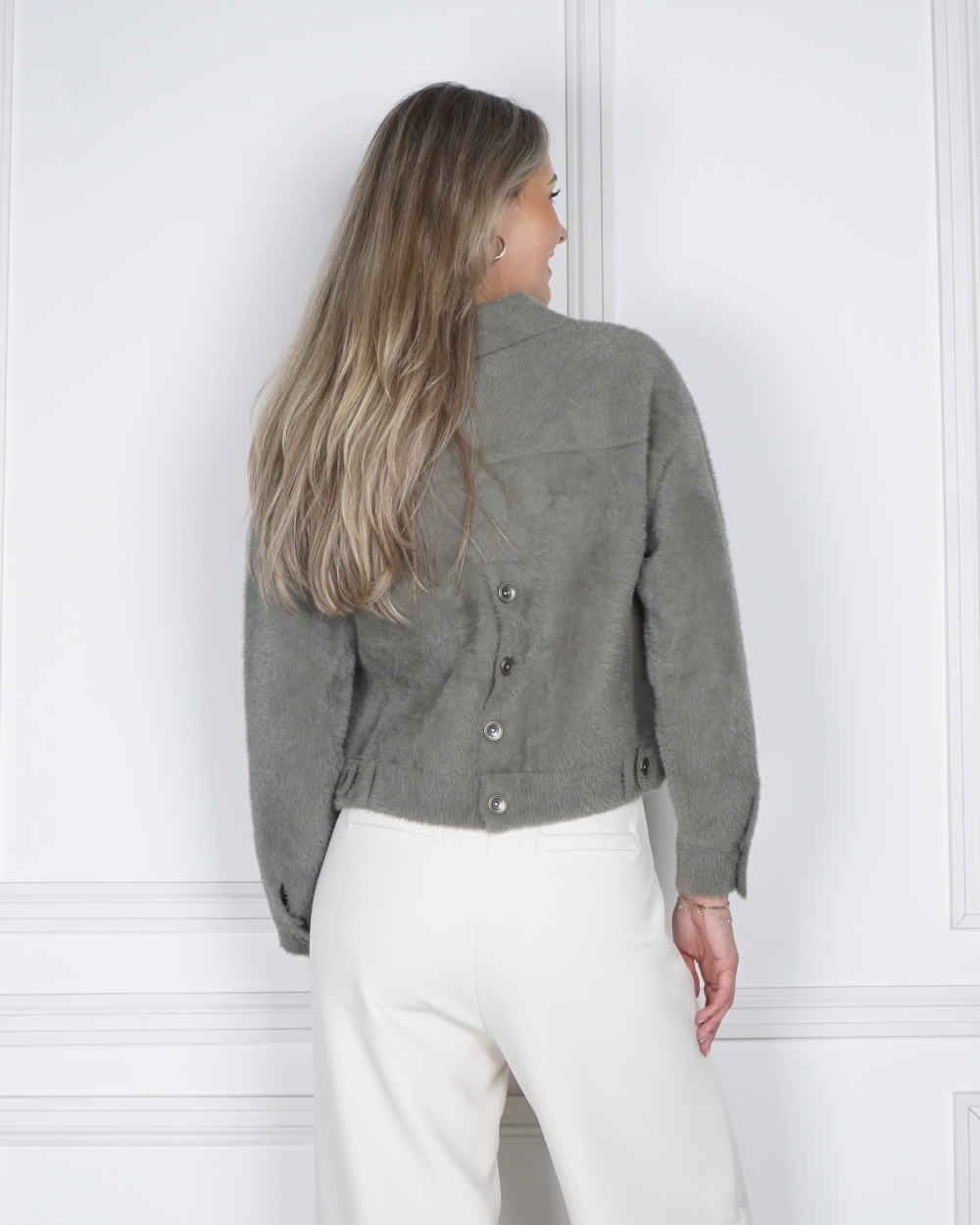 JACKET BUBBLY GROEN