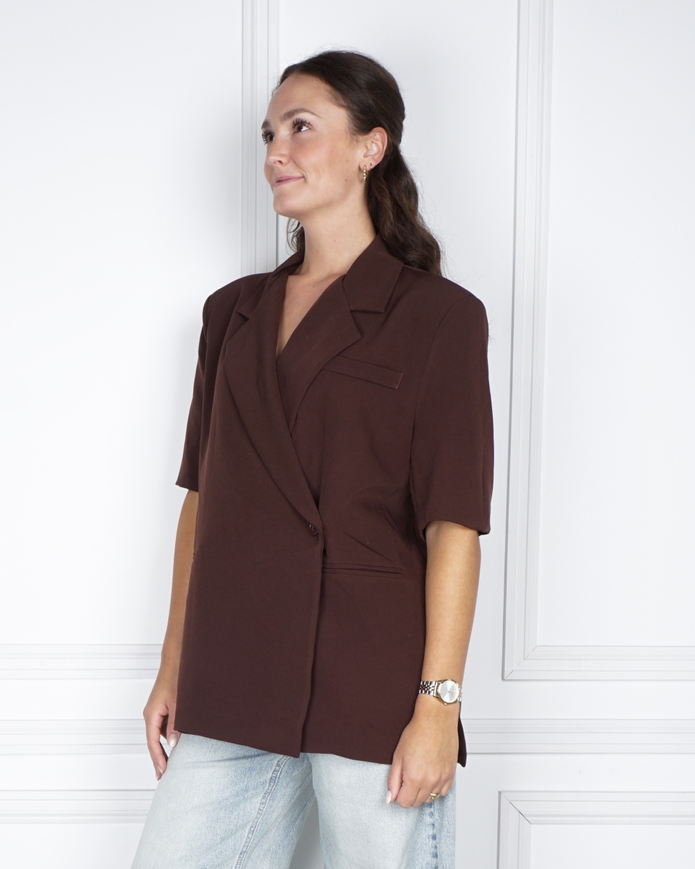 BLAZER KORTE MOUW STEEF DONKERBRUIN