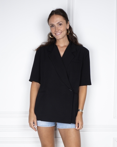 Gossip BLAZER KORTE MOUW STEEF ZWART