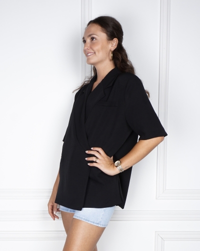 Gossip BLAZER KORTE MOUW STEEF ZWART