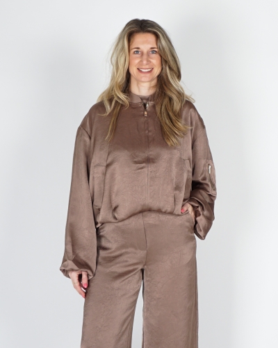 Rino & Pelle 7002622 FLORE SATIJNEN BOMBER JACKET