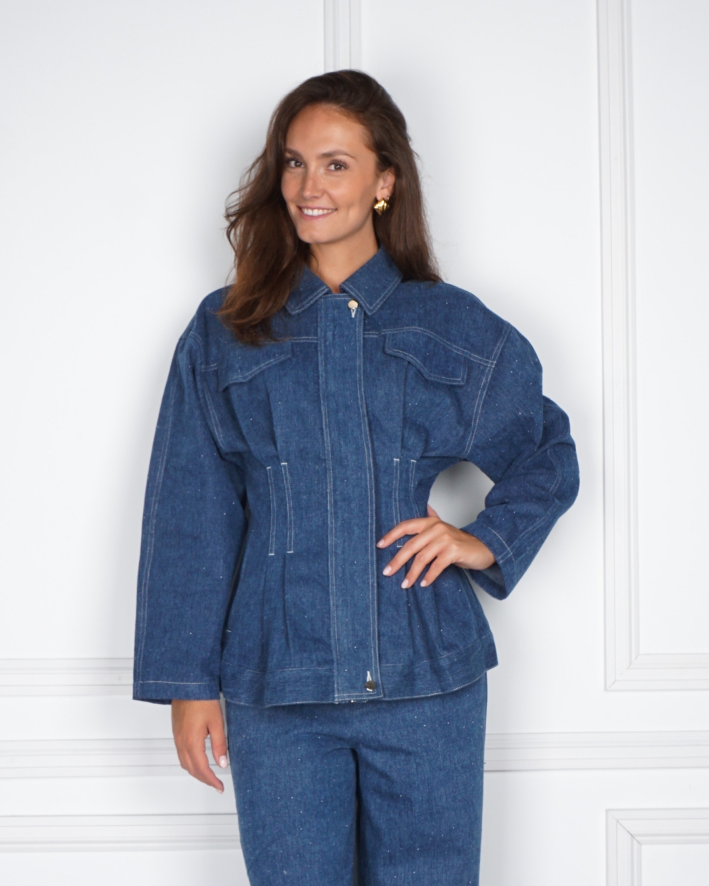 DENIM JACKET JACK BLAUW