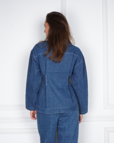 DENIM JACKET JACK BLAUW