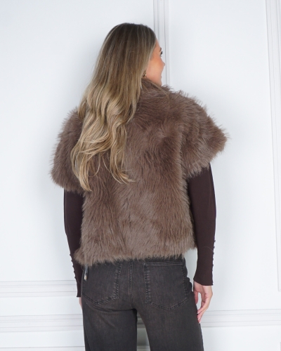 GILET LOUA BRUIN