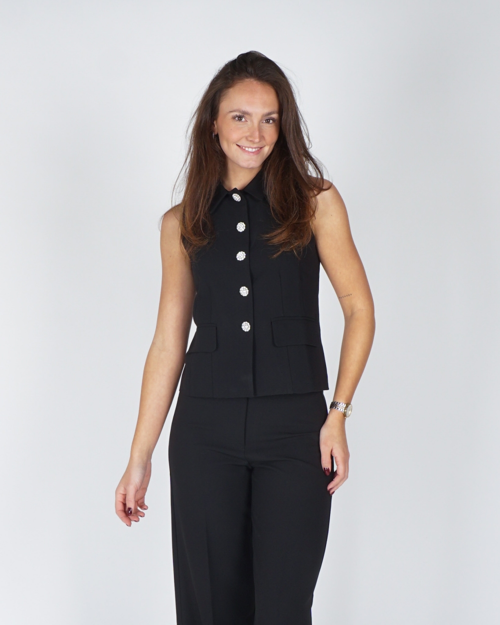 GILET GIJSJE ZWART