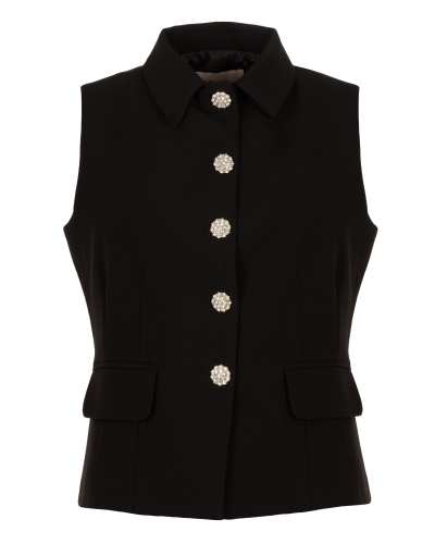 GILET GIJSJE ZWART