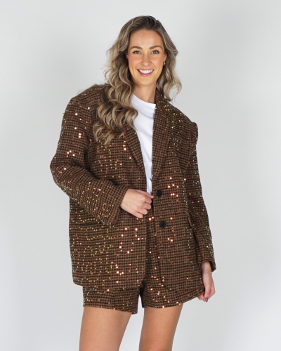 Studio Amaya BLAZER MIDNIGHT BRUIN