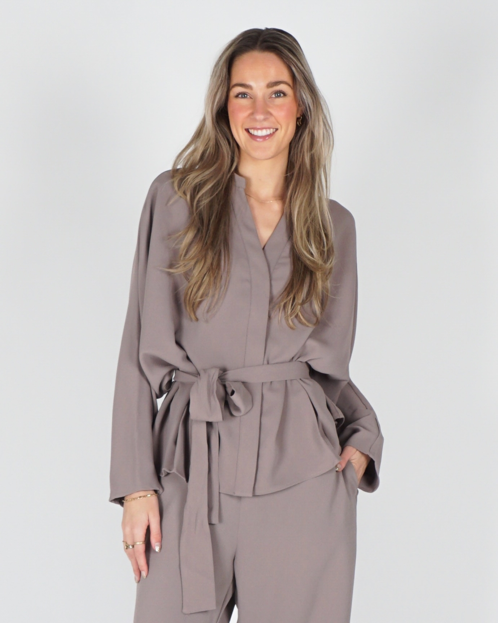 KIMONO JASJE ELLERY TAUPE