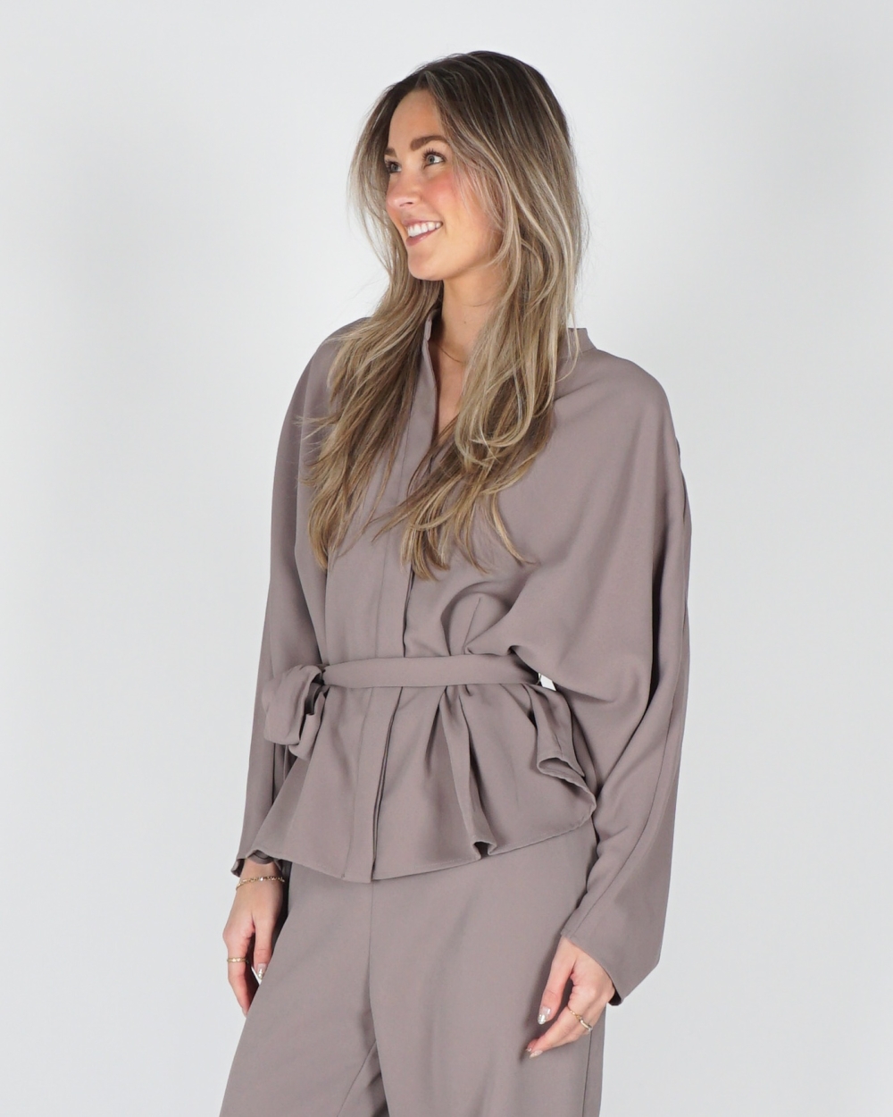 KIMONO JASJE ELLERY TAUPE
