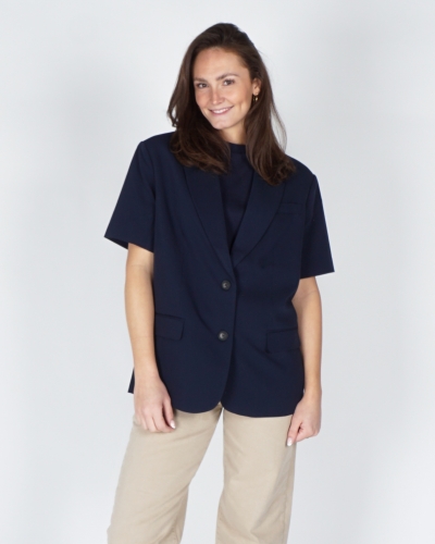 YAYA Blazer met korte mouwen 01-501082-603
