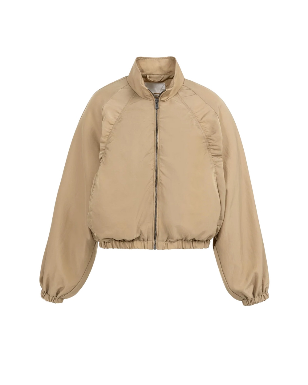 KORT JACK MET PLOOIDETAILS BEIGE