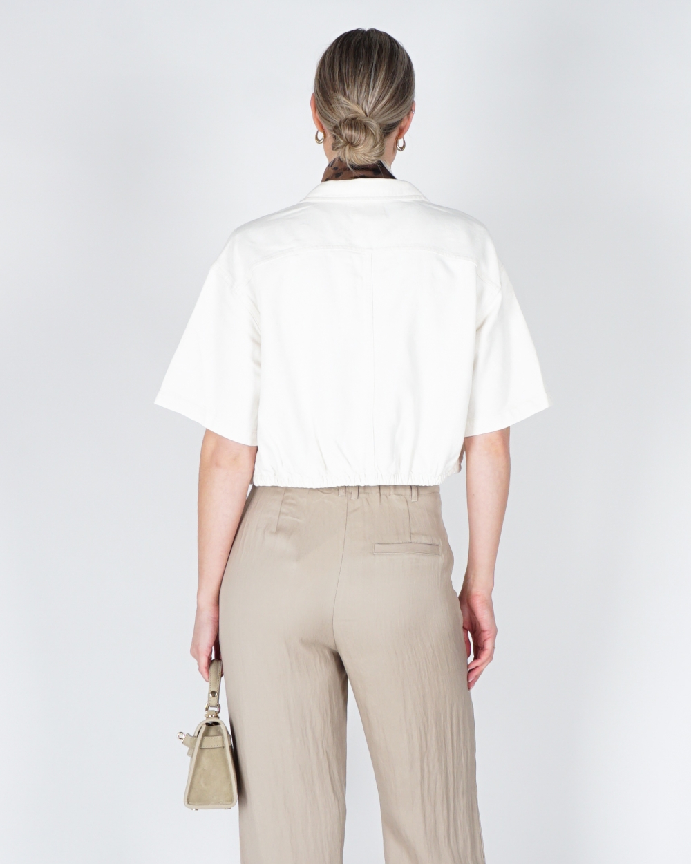 LOSVALLEND DENIM JACK ECRU