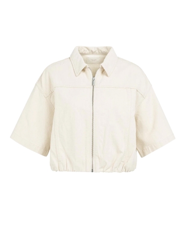 LOSVALLEND DENIM JACK ECRU
