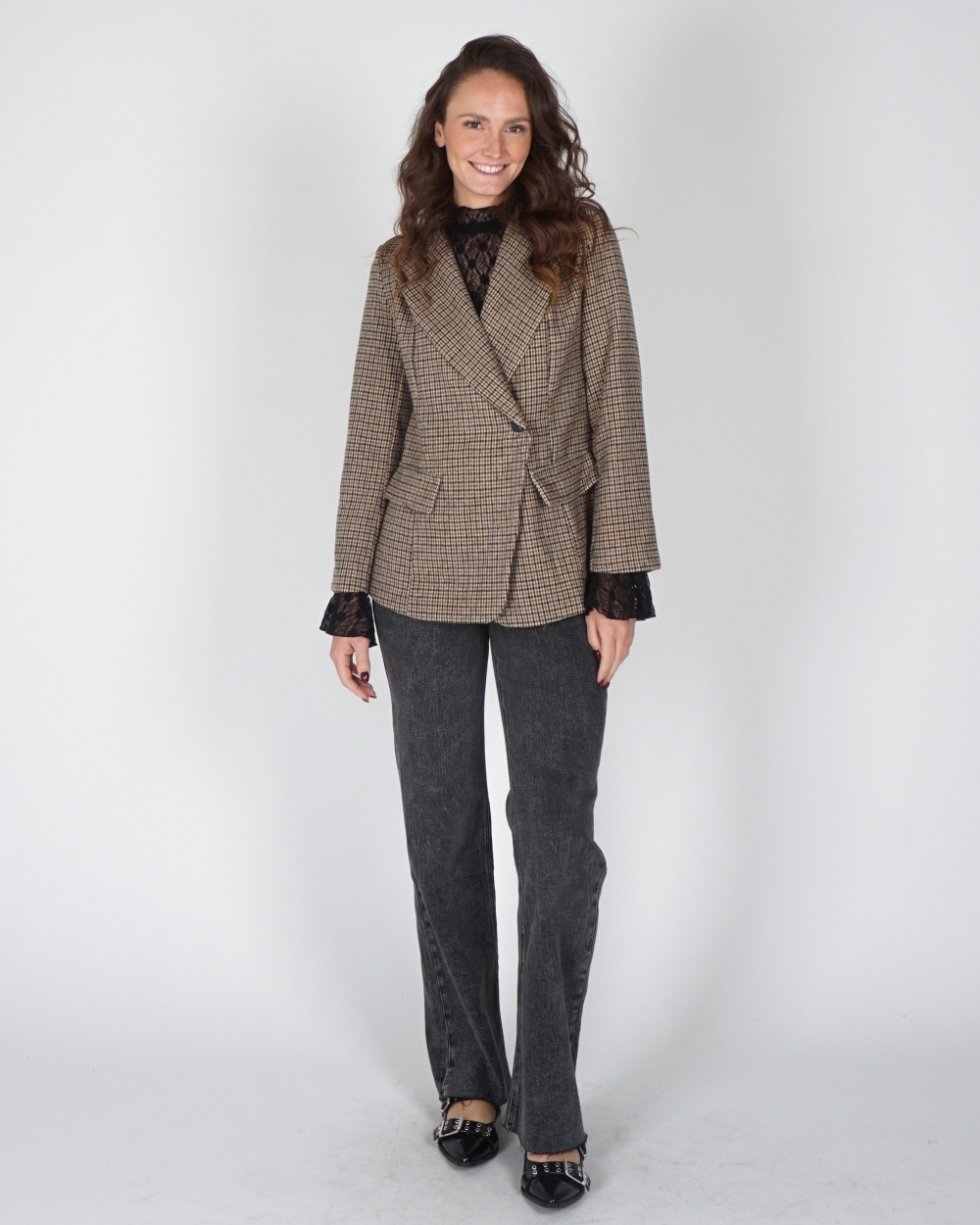 LUXE GERUITE BLAZER CAMEL