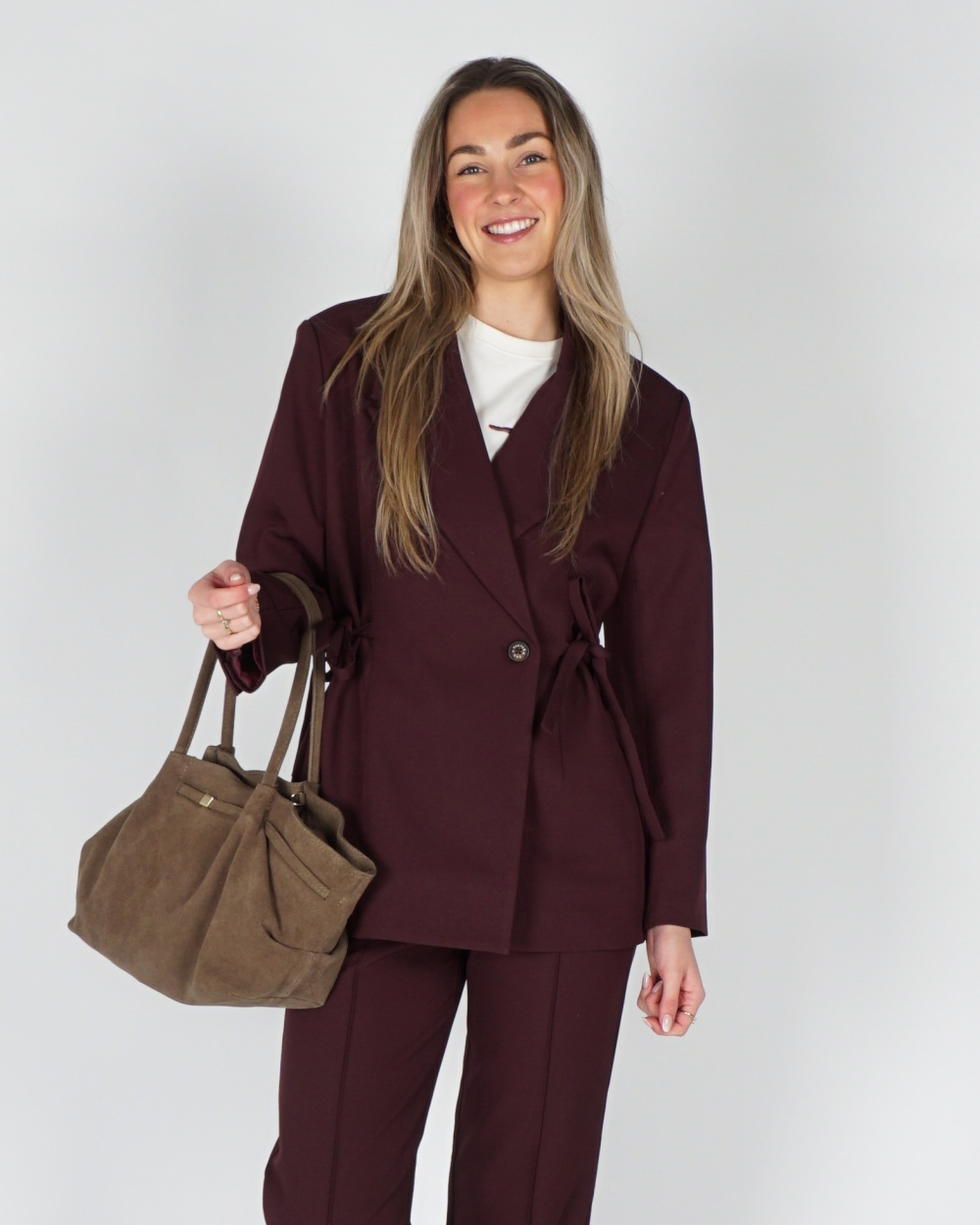 BLAZER ANINA BORDEAUX